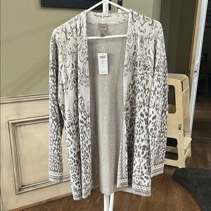 Women's Gray Patterned Sweater